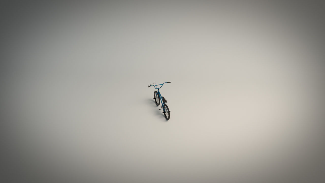 Low Poly BMX Bike Low-poly 3D model_5