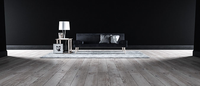 Sofa set - Interior Furniture 07 3D model