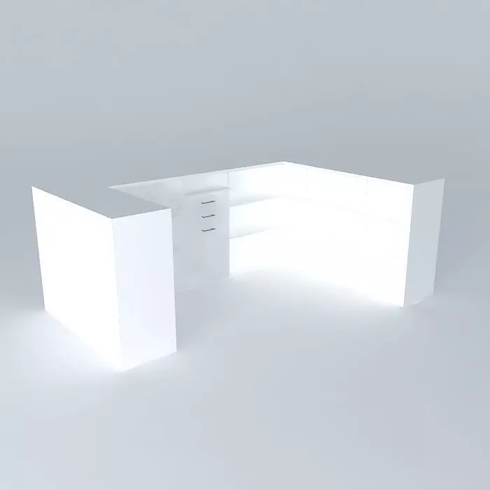 balcony box 01 Free 3D model