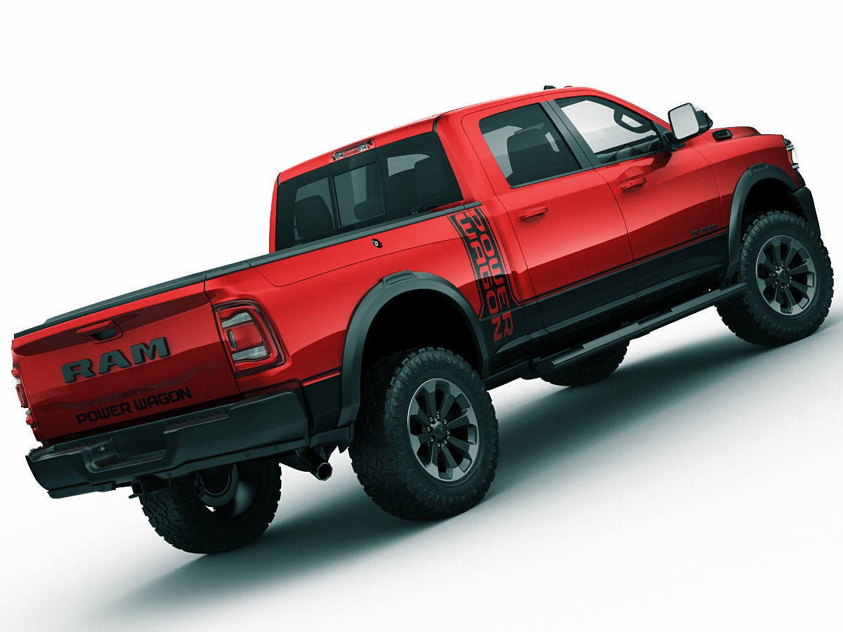 RAM Power Wagon 2019 3D model_10