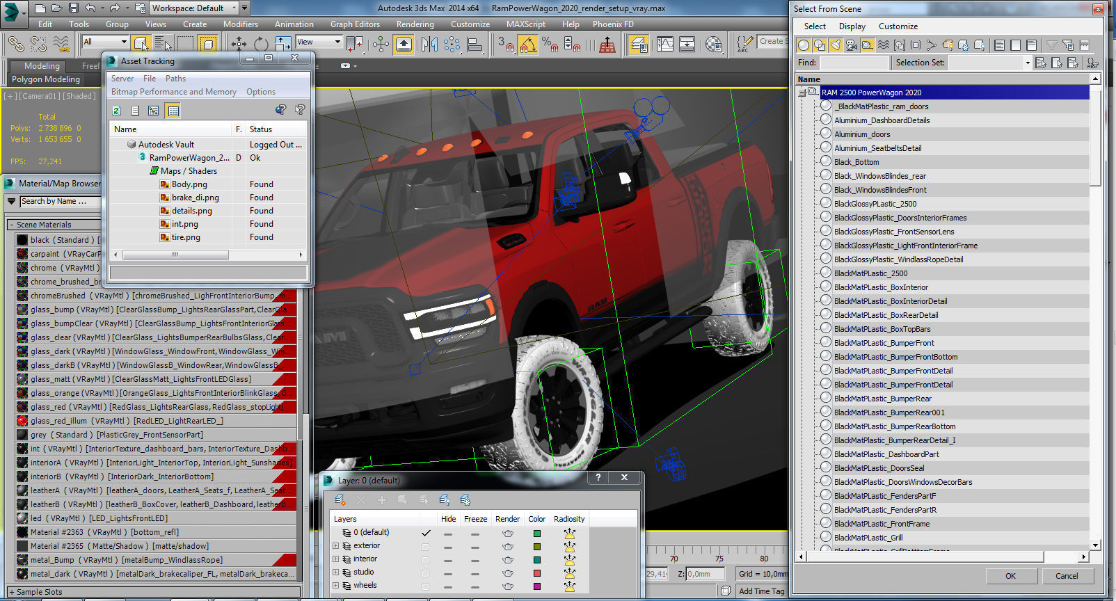 RAM Power Wagon 2019 3D model_25
