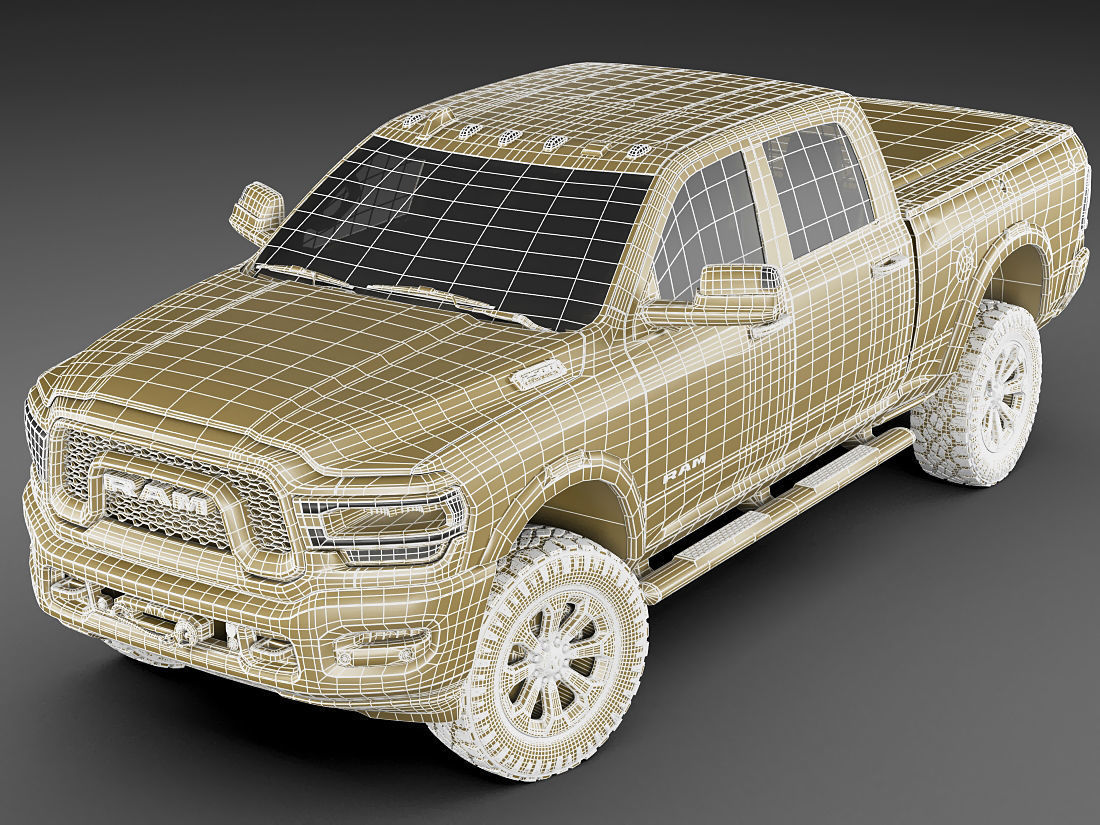 RAM Power Wagon 2019 3D model_22