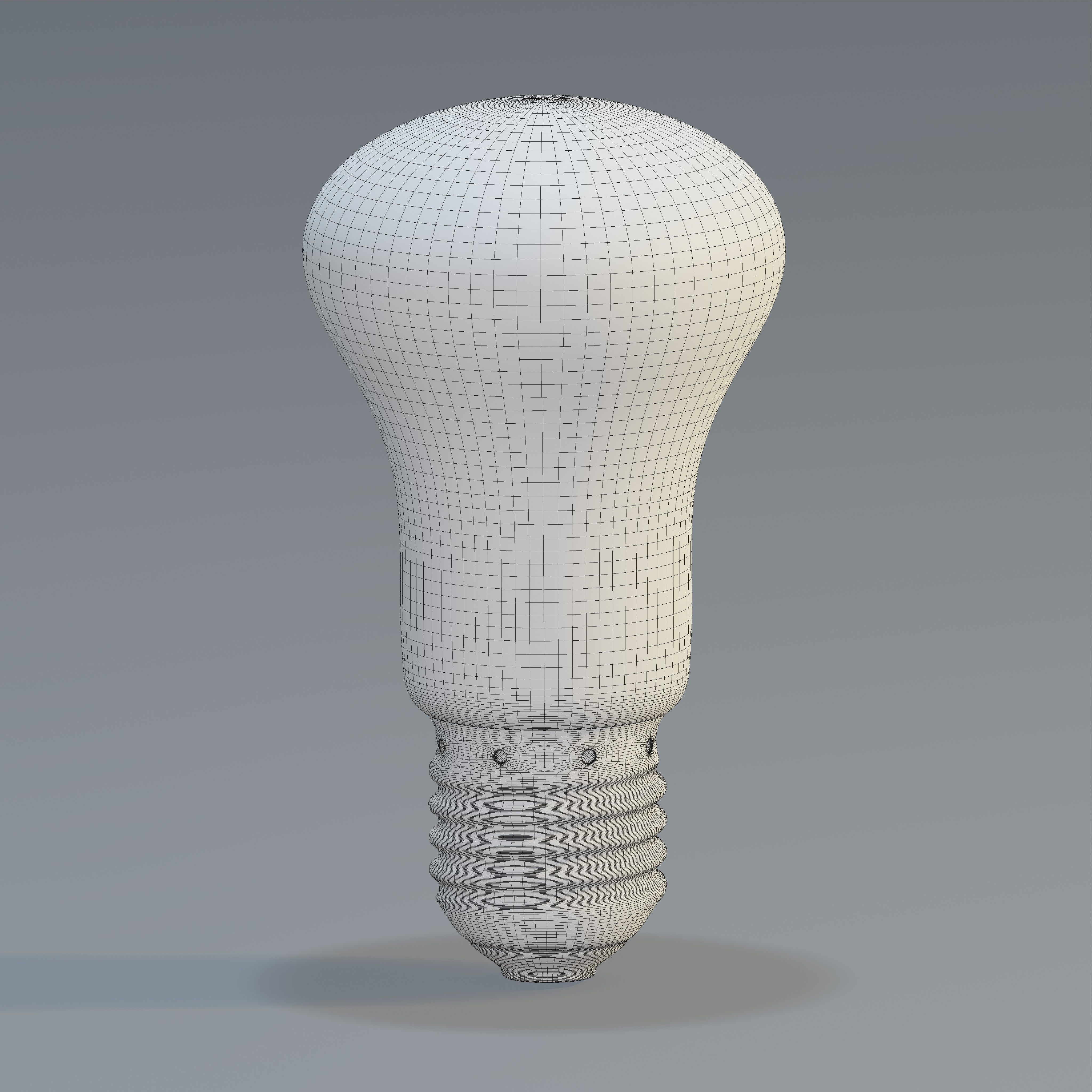 Classictone Superlux light bulb Low-poly 3D model_3