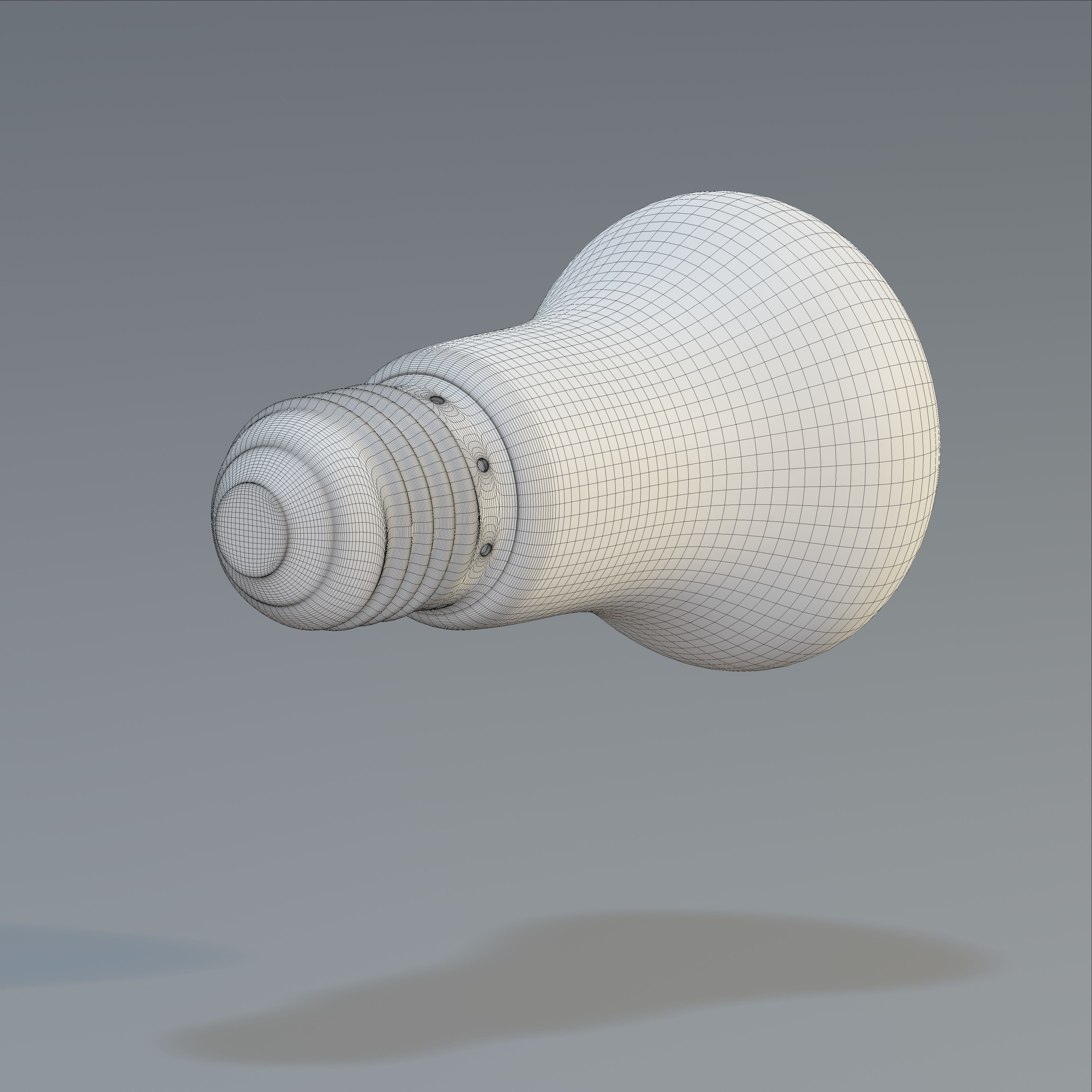 Classictone Superlux light bulb Low-poly 3D model_6