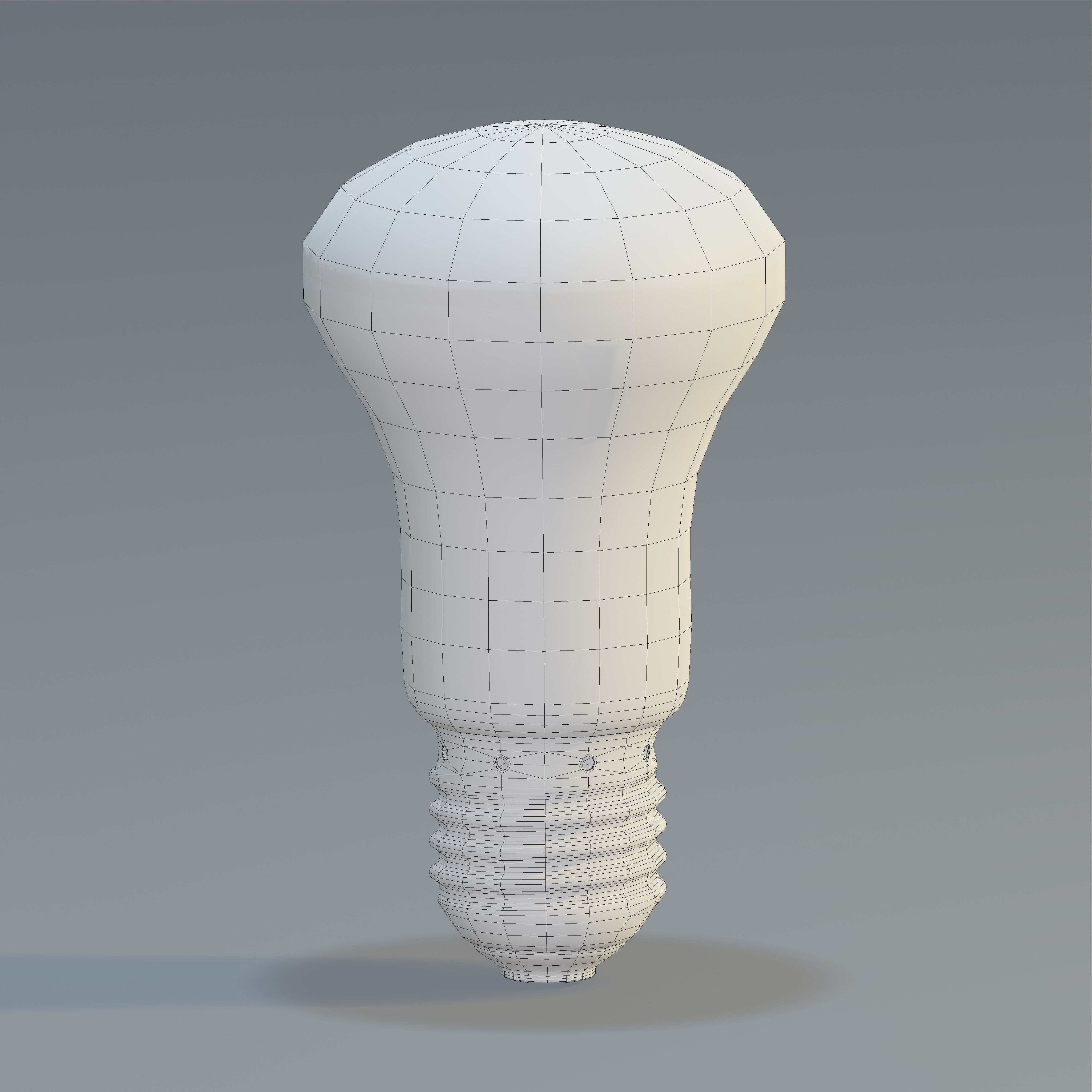 Classictone Superlux light bulb Low-poly 3D model_4