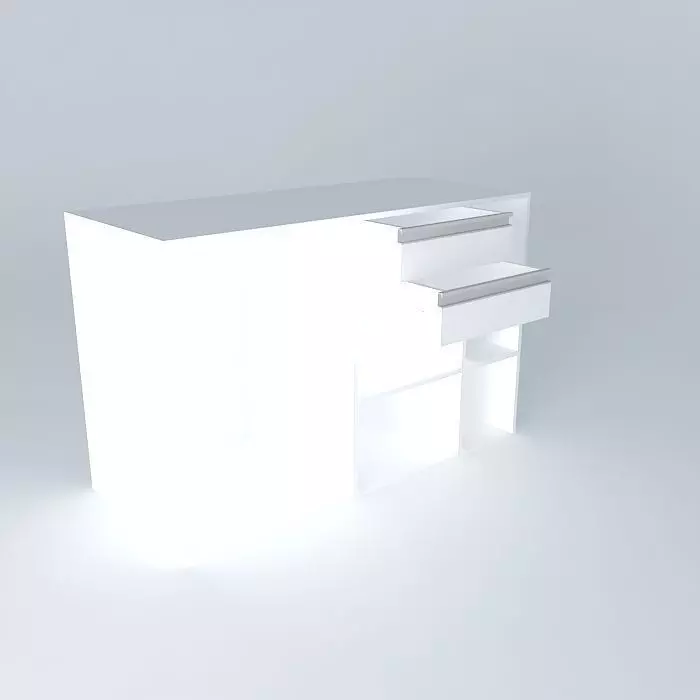 drawers with sliding Free 3D model_0