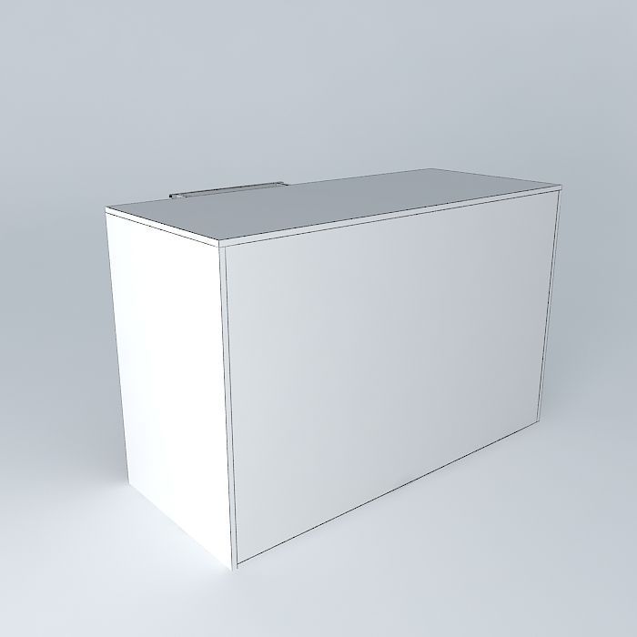drawers with sliding Free 3D model_4