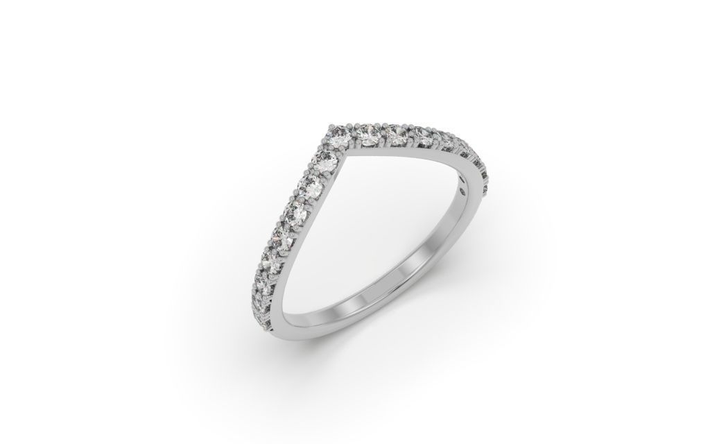 Ring Light Modern Diamond - Jewelry 3D - AN-163 3D print model_18