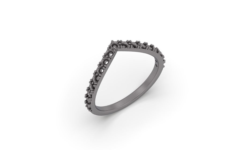 Ring Light Modern Diamond - Jewelry 3D - AN-163 3D print model_12