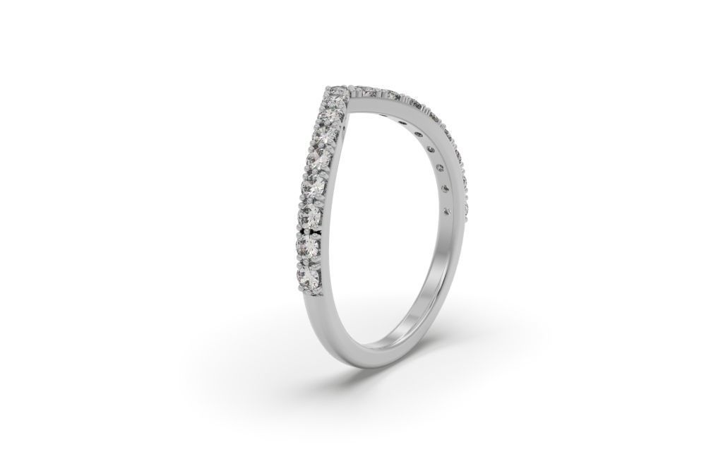 Ring Light Modern Diamond - Jewelry 3D - AN-163 3D print model_16