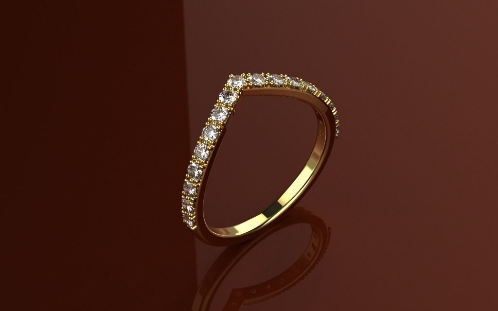 Ring Light Modern Diamond - Jewelry 3D - AN-163 3D print model_19