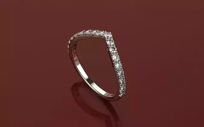 Ring Light Modern Diamond - Jewelry 3D - AN-163