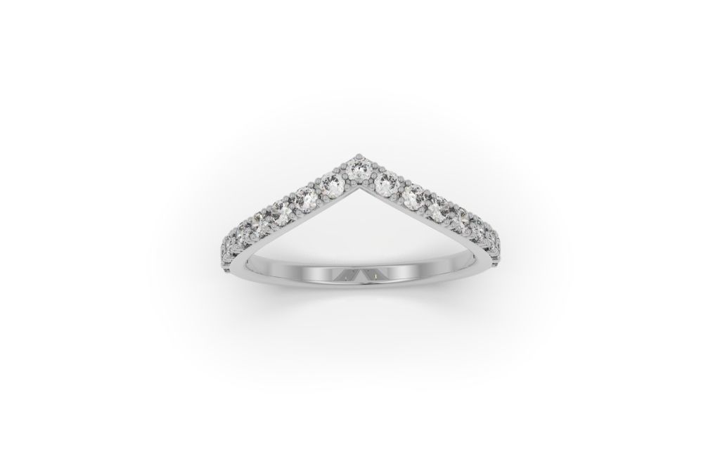 Ring Light Modern Diamond - Jewelry 3D - AN-163 3D print model_2