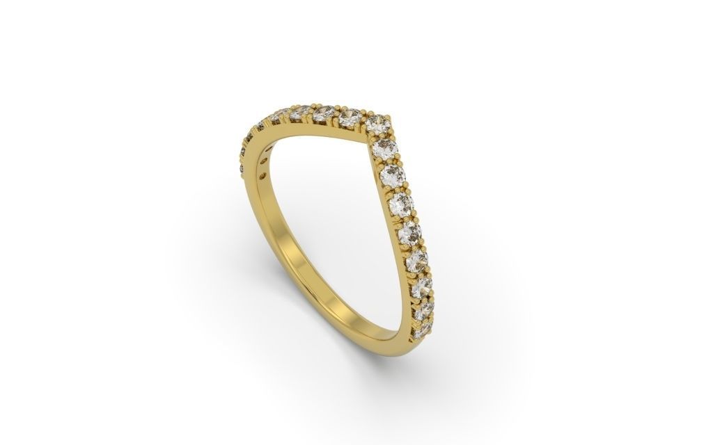 Ring Light Modern Diamond - Jewelry 3D - AN-163 3D print model_21