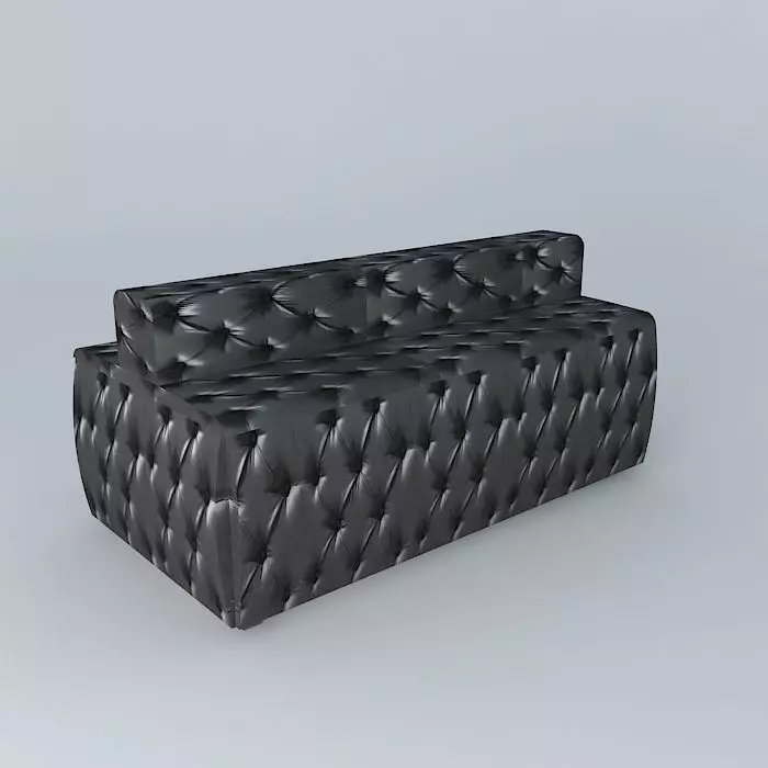 pufe capitoné Free 3D model