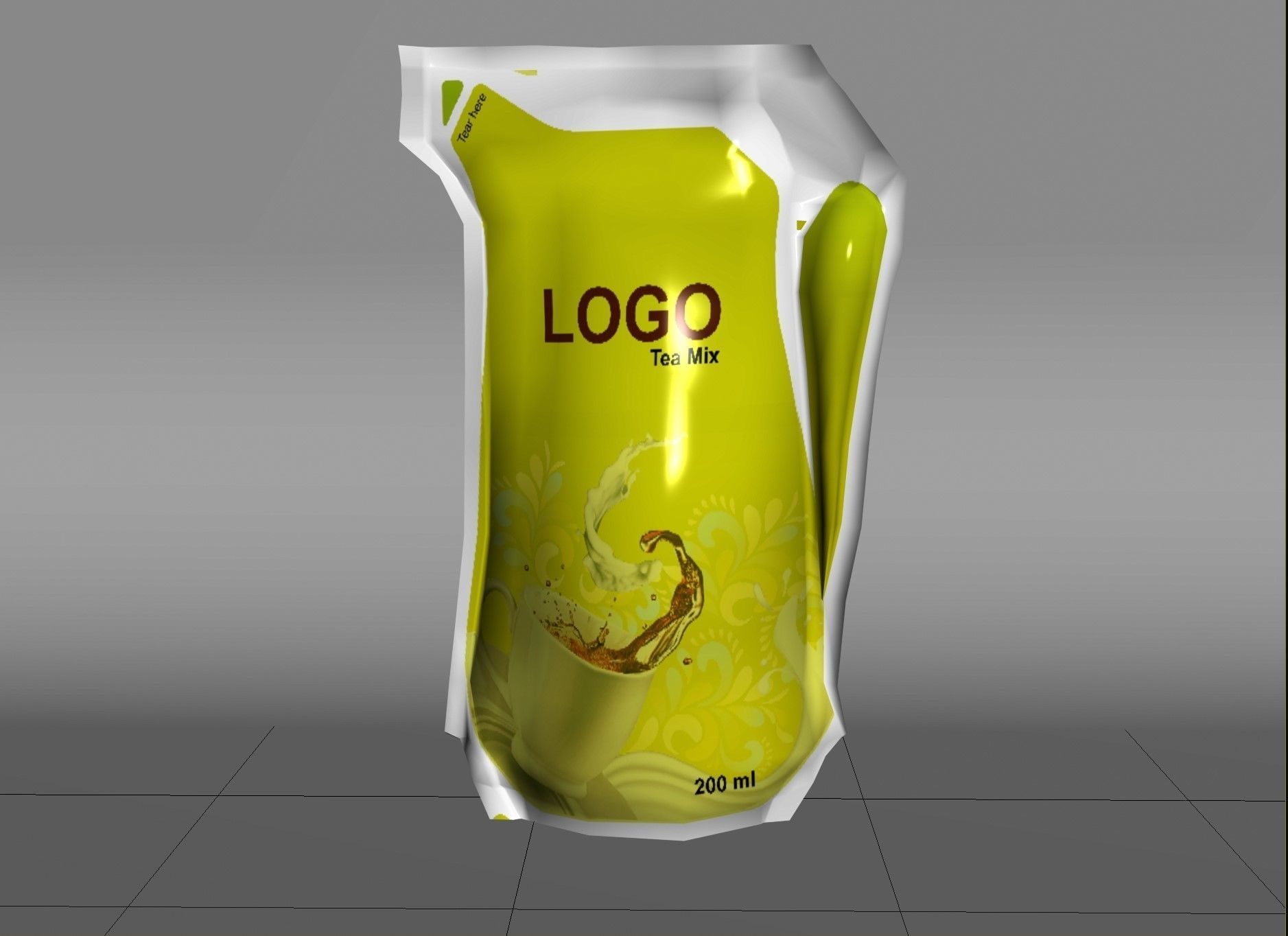 Tea Mix Pack 3D model_8