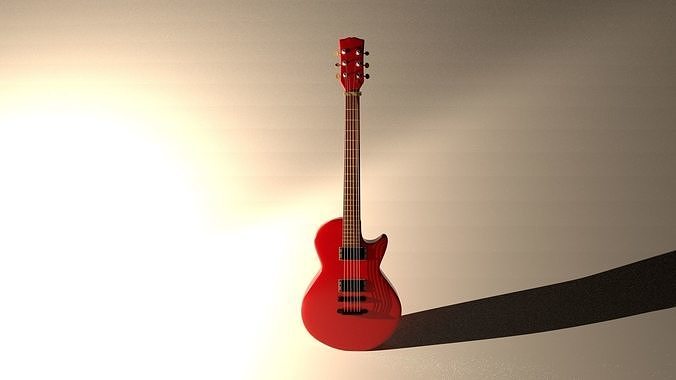 Guitar electric 3D model