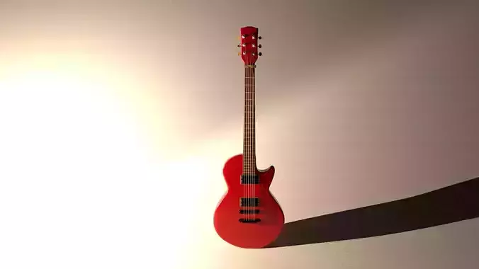 Guitar electric 3D model