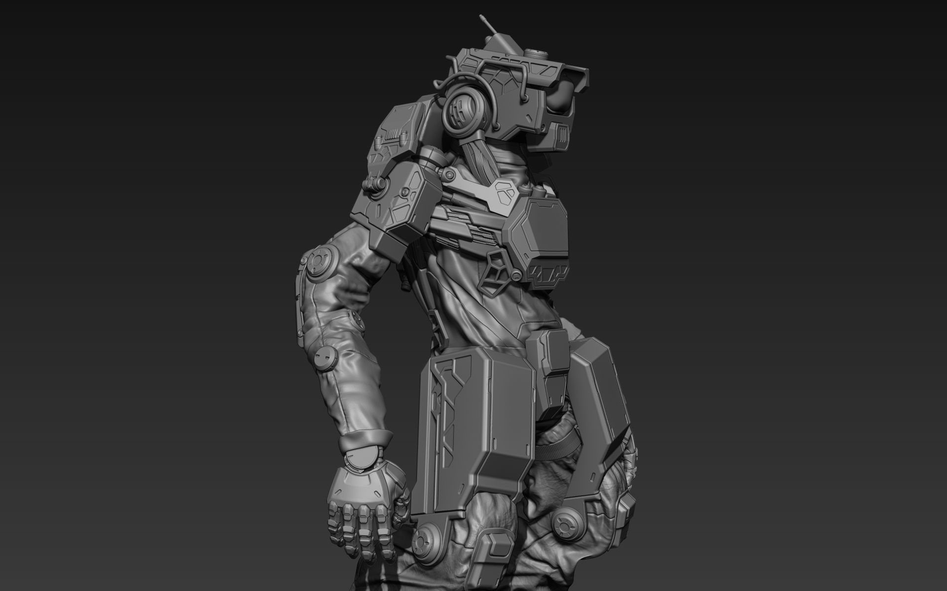 Droid 01 3D model_5