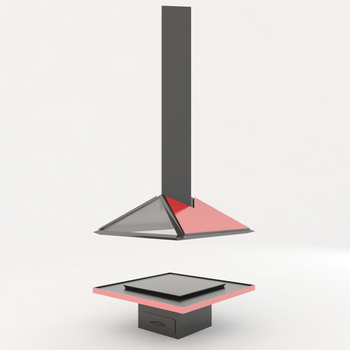 bordelet fireplace collection 3D model_8