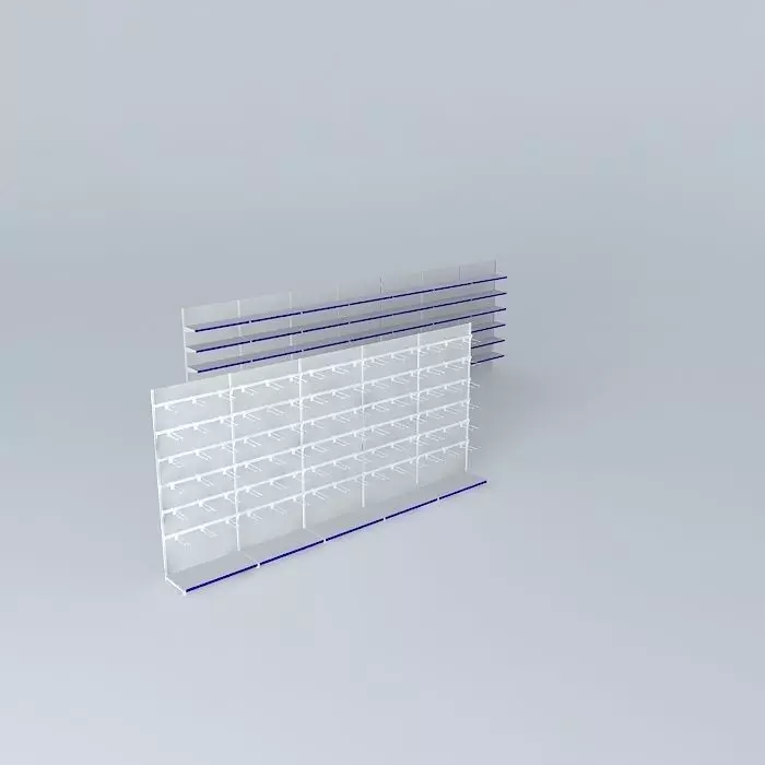 Wall shelves 2 Free 3D model_0