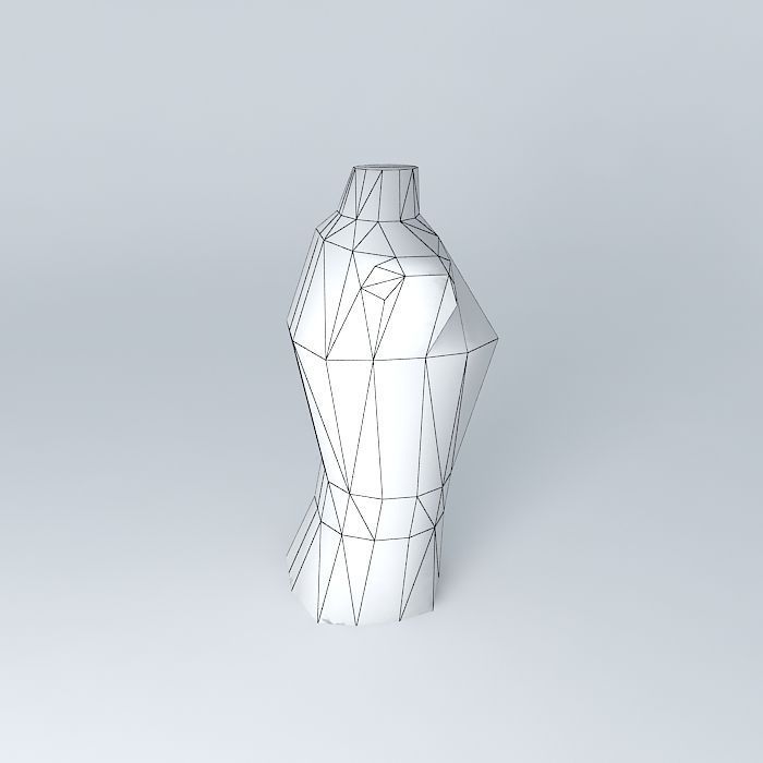 Mannequin Bust Free 3D model_3