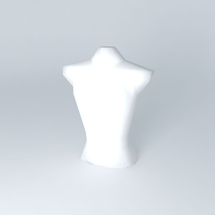 Mannequin Bust free 3D model CGTrader
