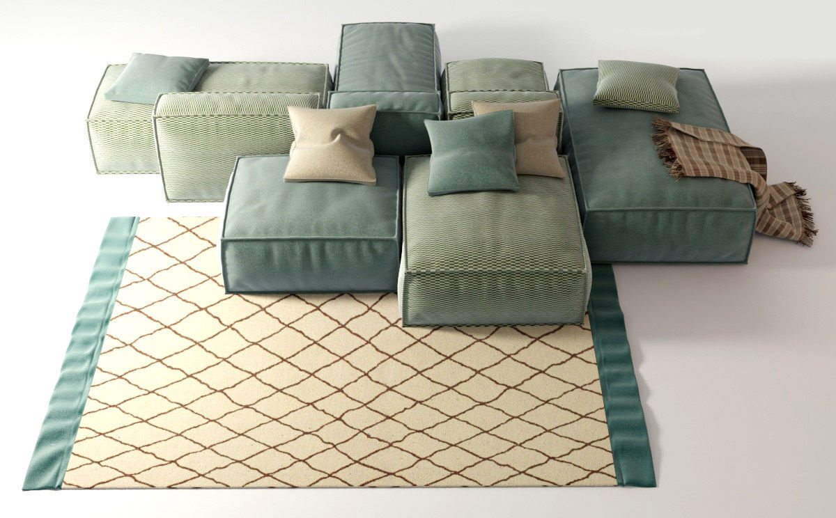 Sofa collection 2 3D model_2