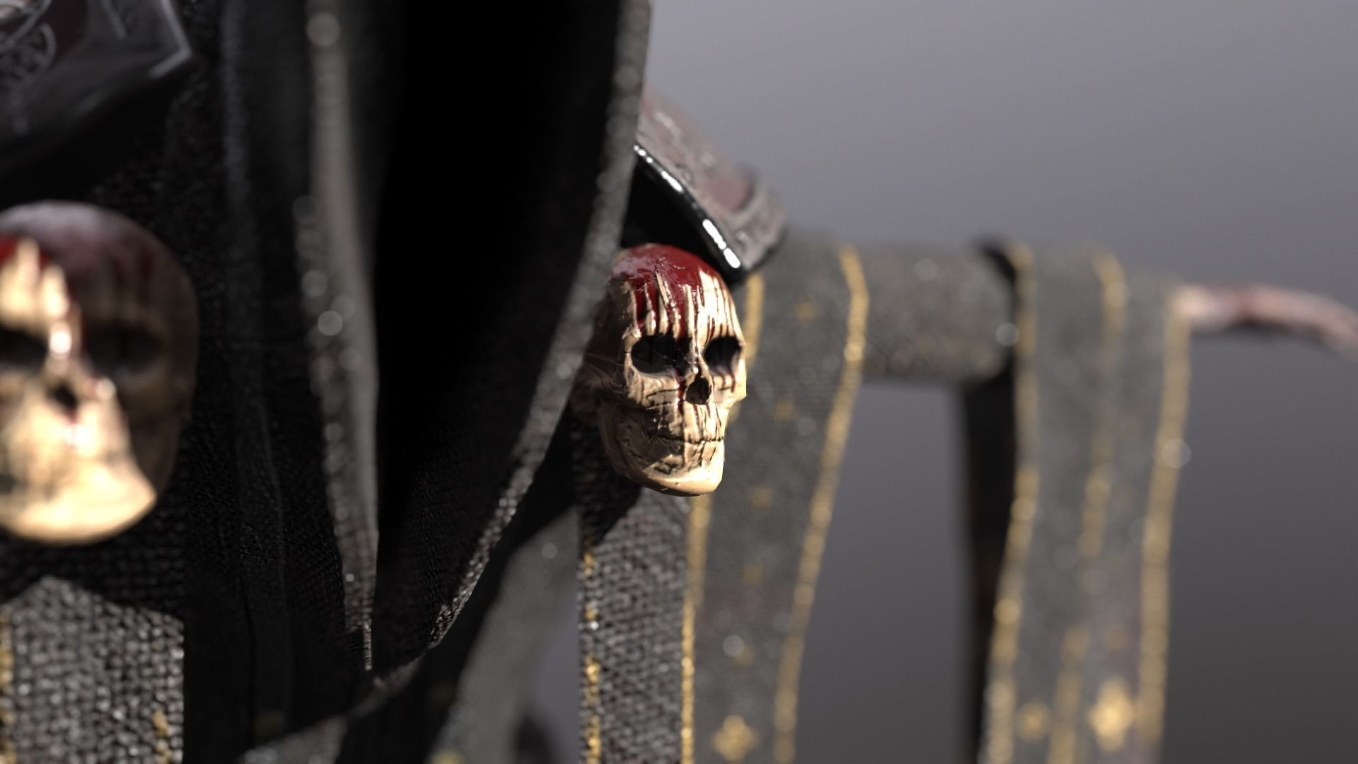 Grim Reaper Low-poly 3D model_11