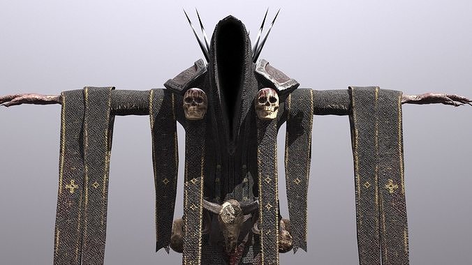 Grim Reaper Low-poly 3D model
