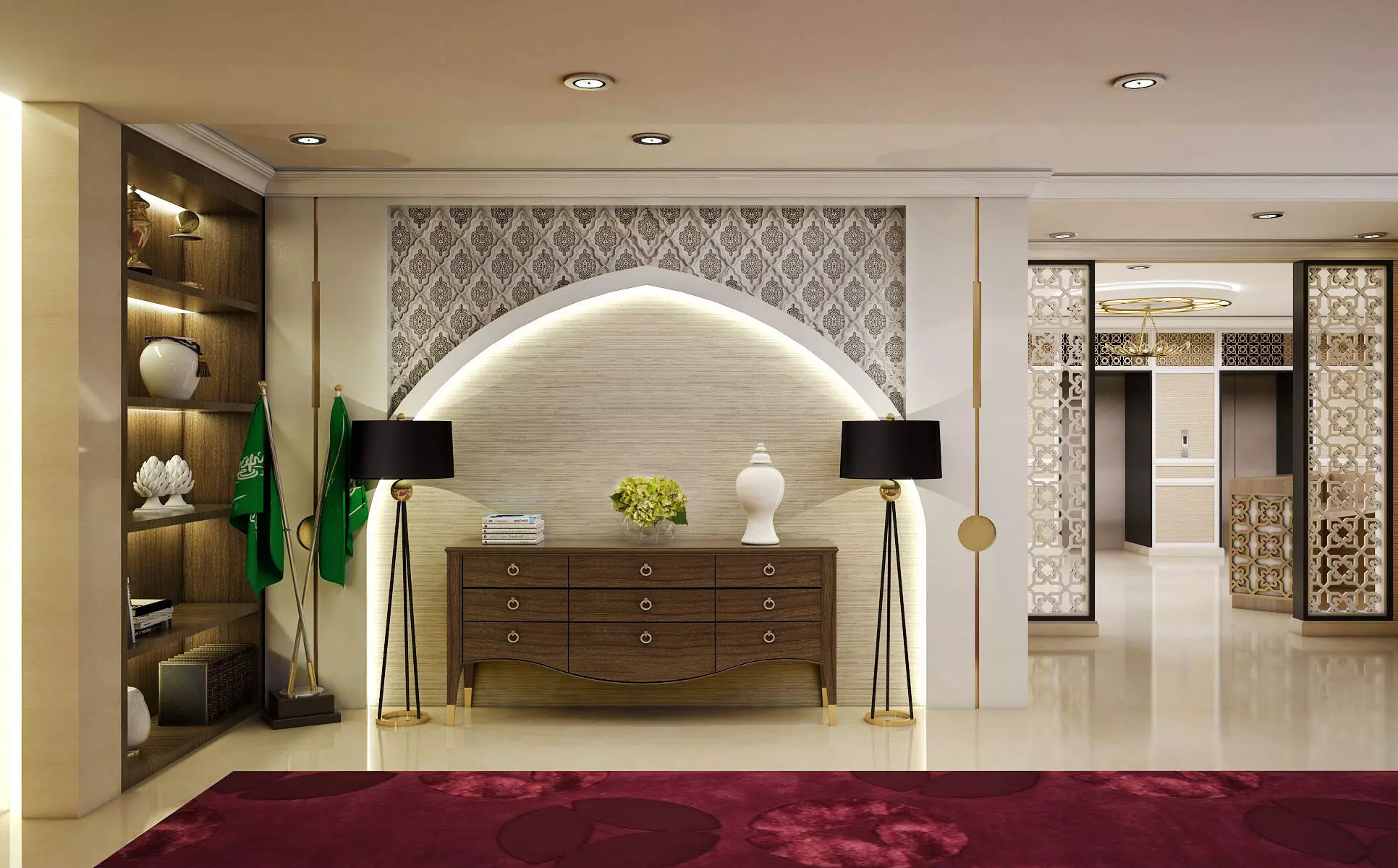 Lobby Embassy 3D model