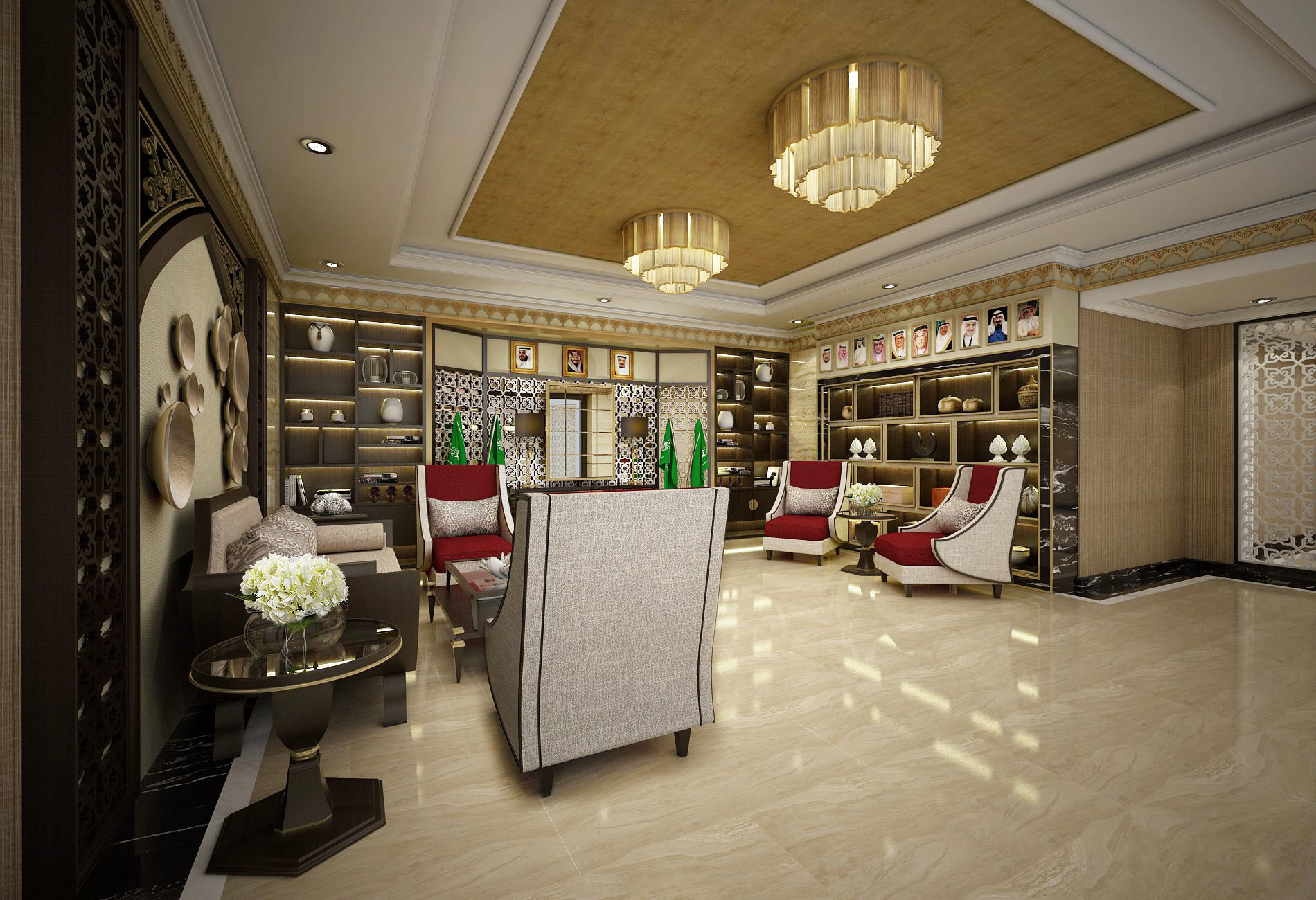 Lobby Embassy 2 3D model_4