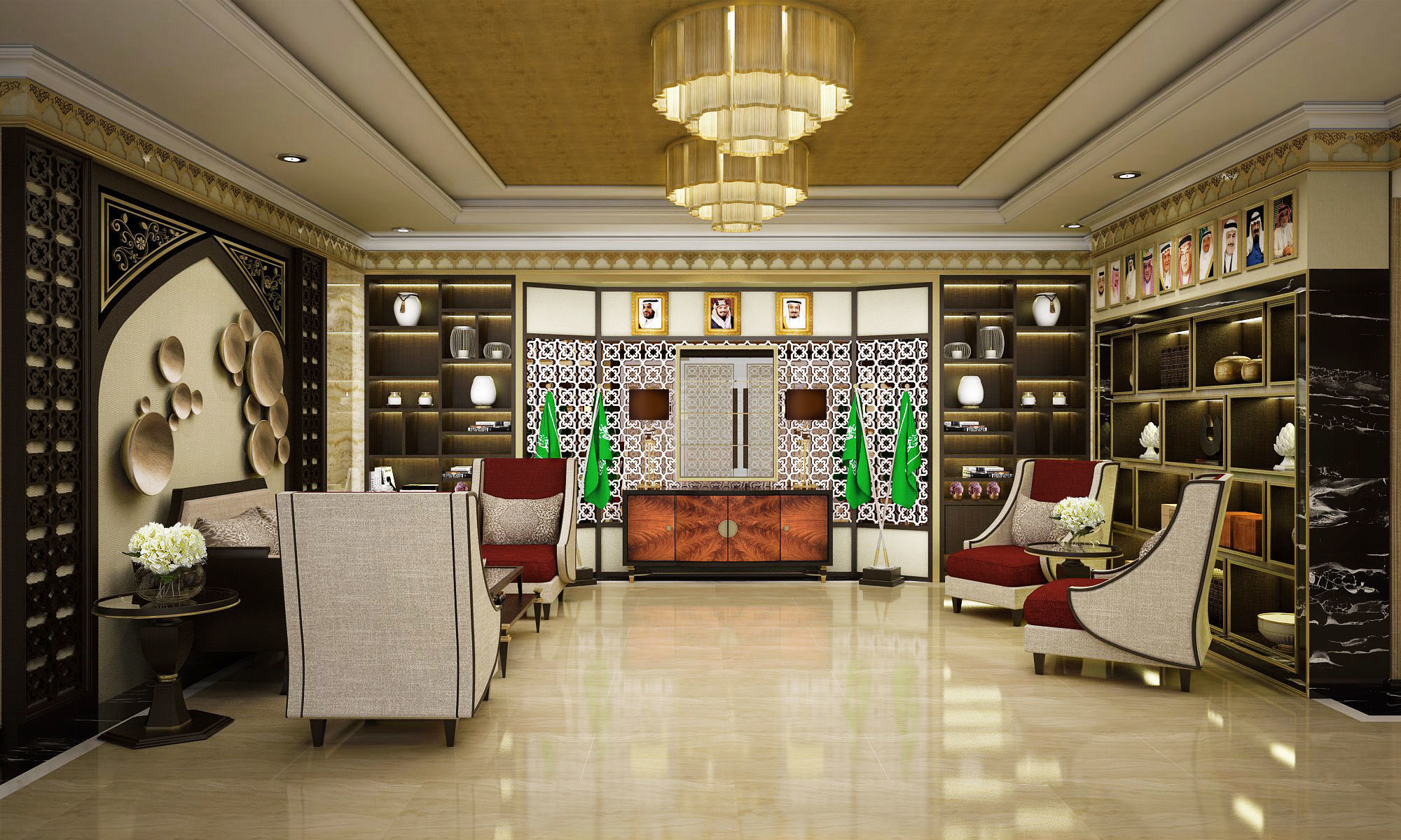 Lobby Embassy 2 3D model_3