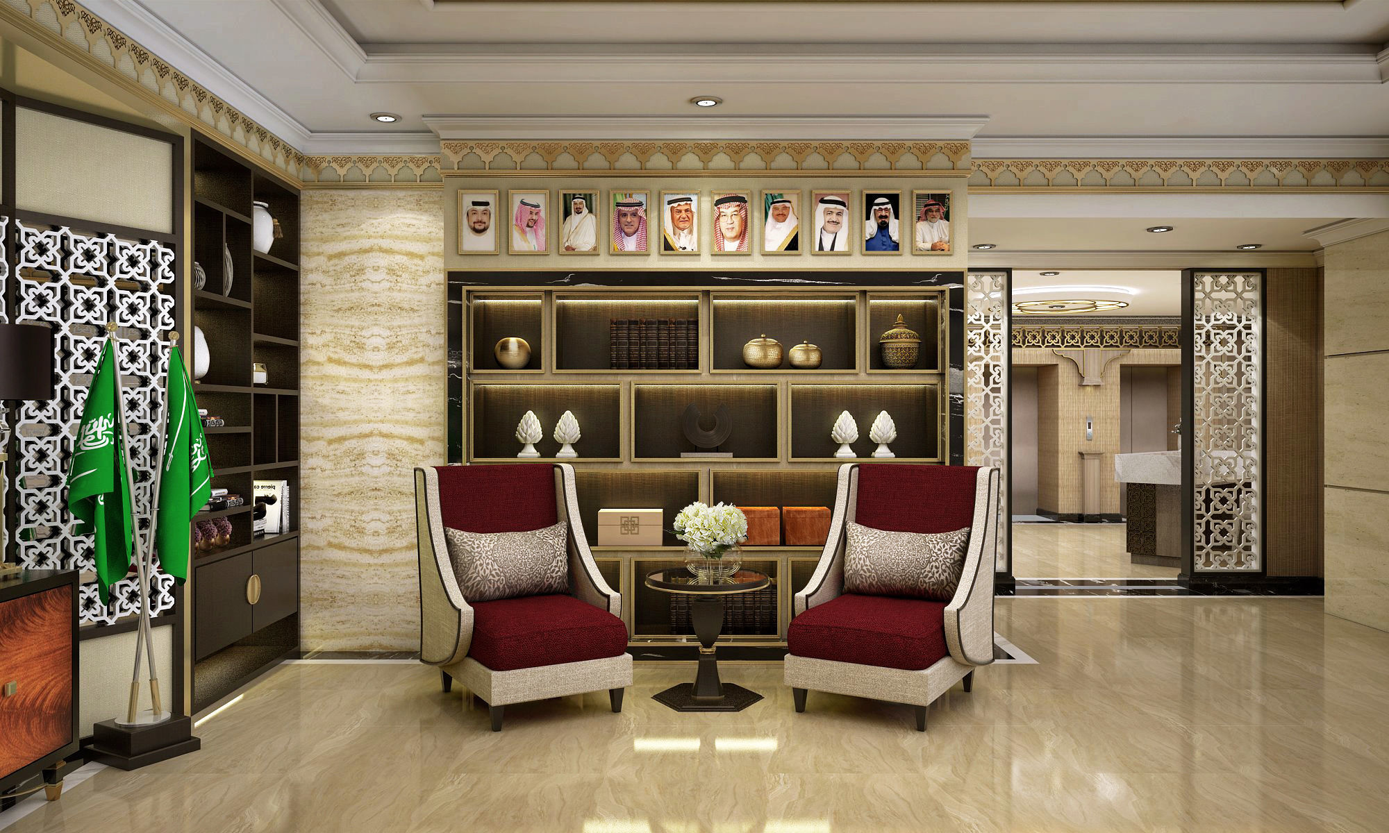 Lobby Embassy 2 3D model_1