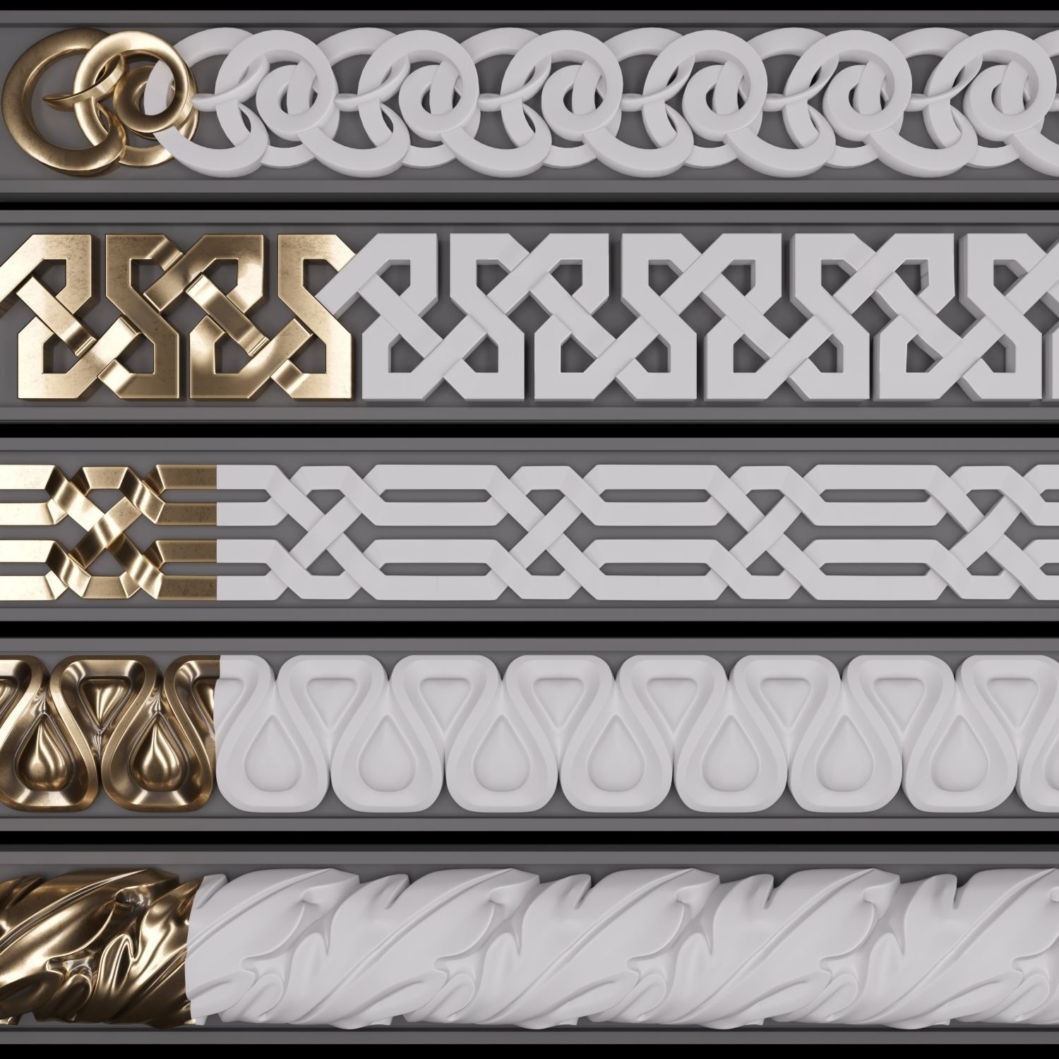 Trim Ornament 34 3D model_2