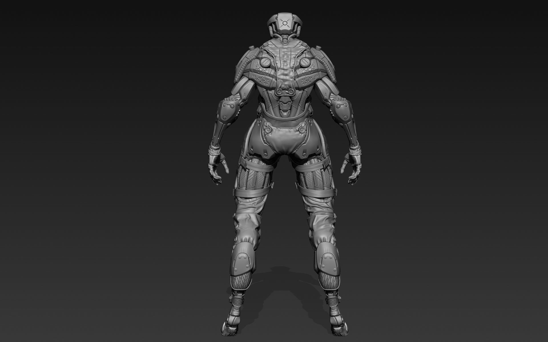 Droid 02 3D model_8
