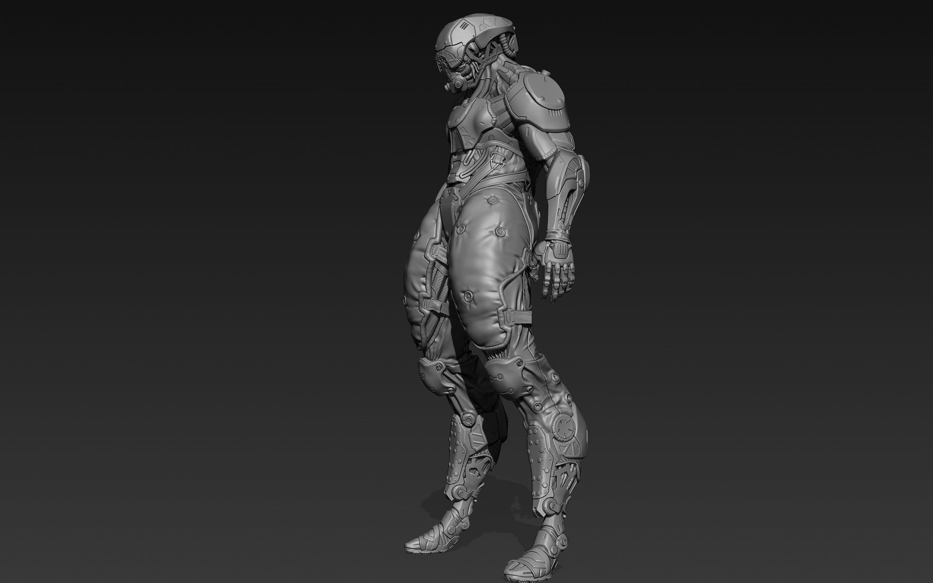 Droid 02 3D model_3
