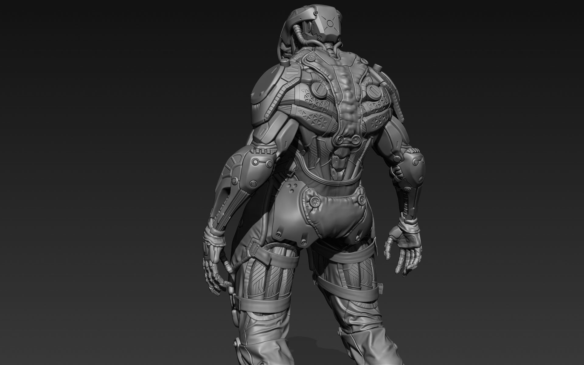 Droid 02 3D model_6