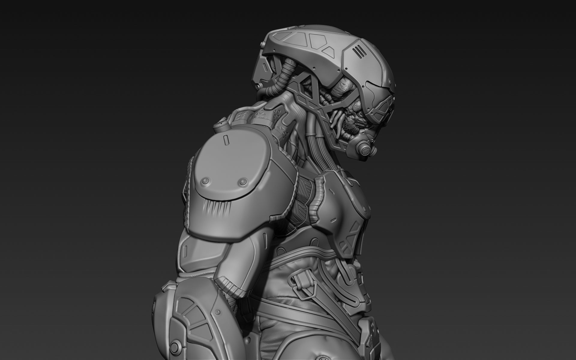 Droid 02 3D model_14