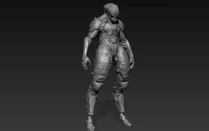 Droid 02 3D model