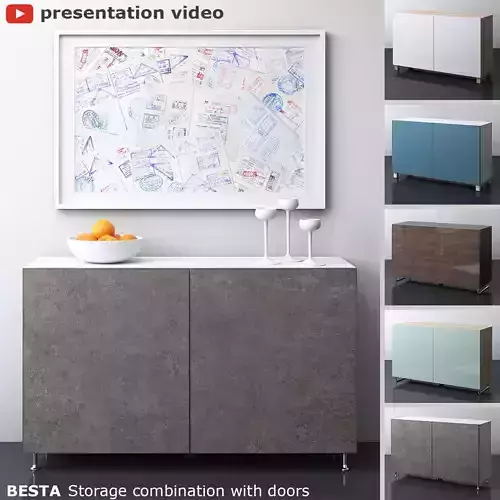 BESTA Storage combination with two doors