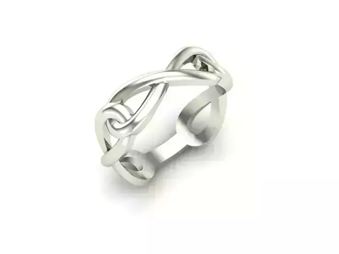 Ex-63 sterling silver infinity ring