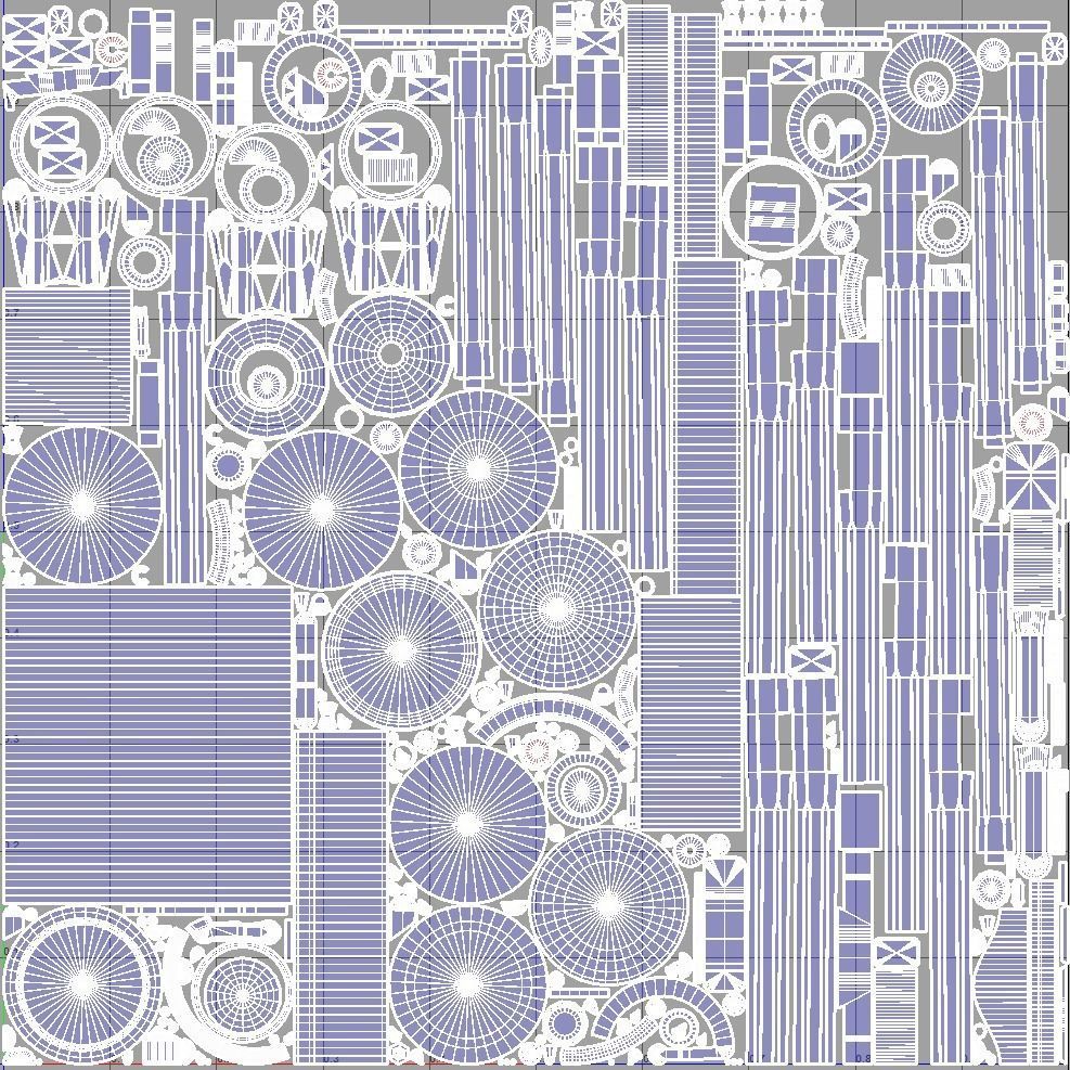 Old Antique Telescope PBR Low-poly 3D model_20