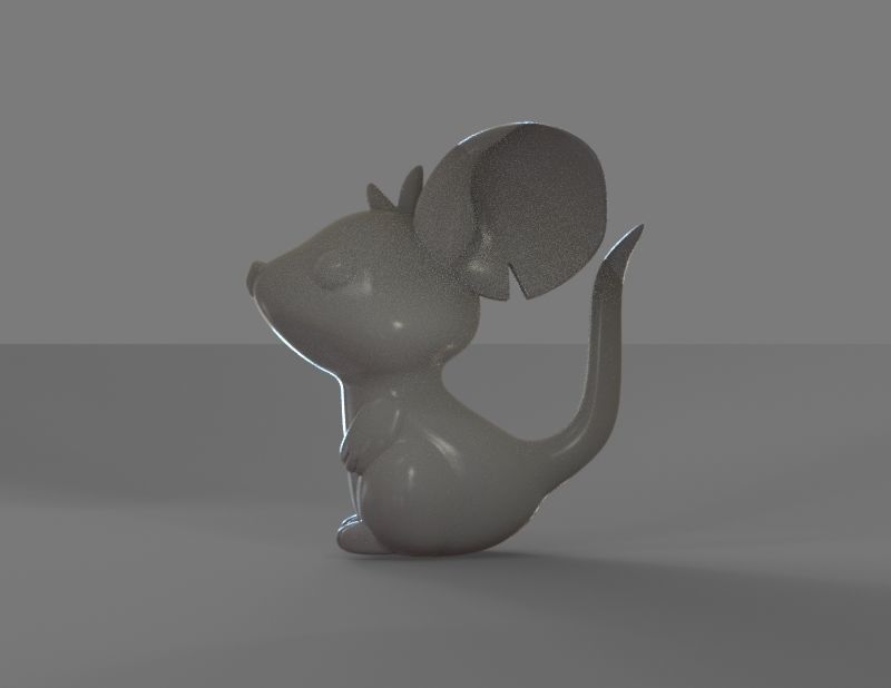 Cute Mouse 3D print model_1