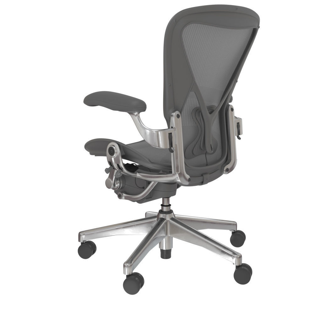 Herman Miller Aeron Chair 3D model_12