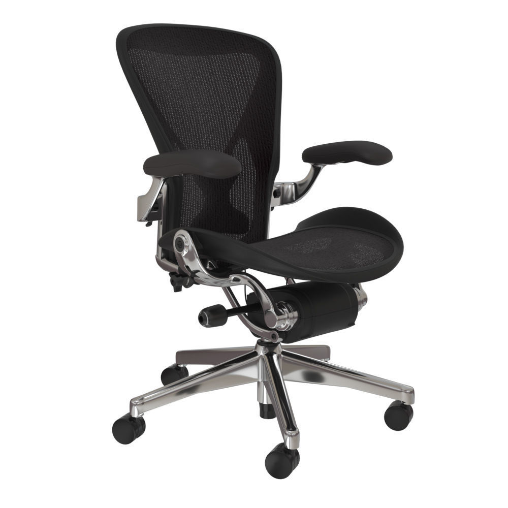 Herman Miller Aeron Chair 3D model_4