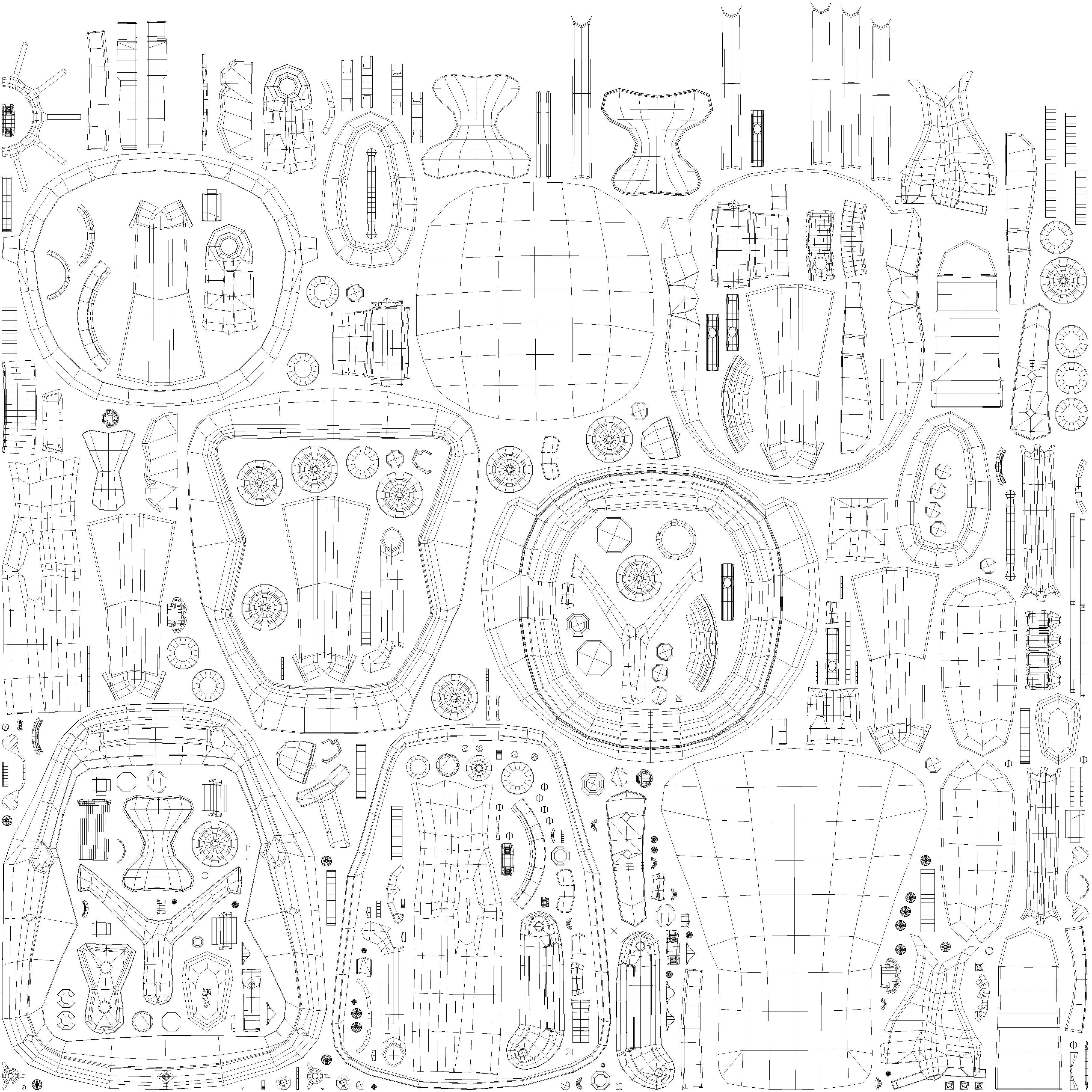 Herman Miller Aeron Chair 3D model_15