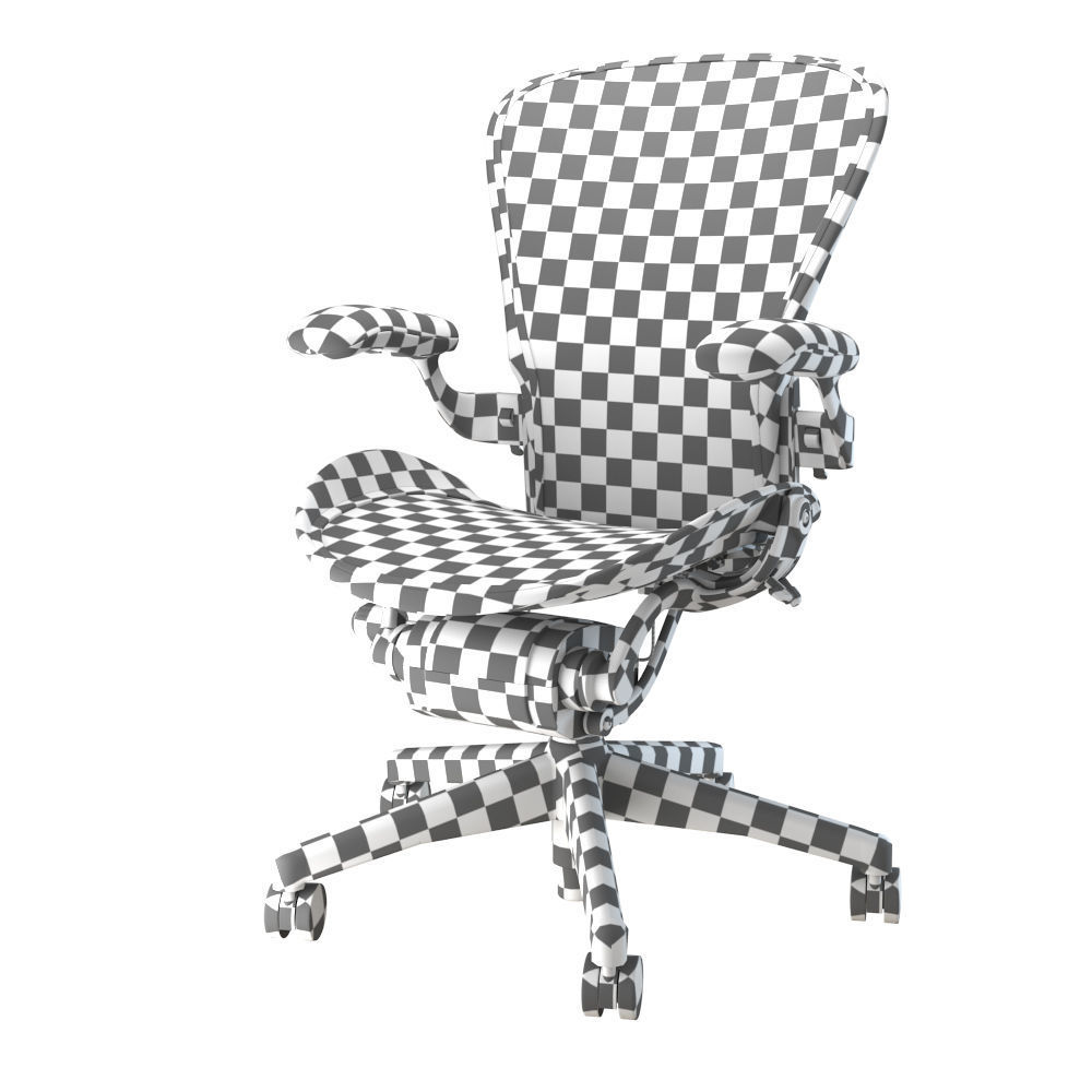 Herman Miller Aeron Chair 3D model_14