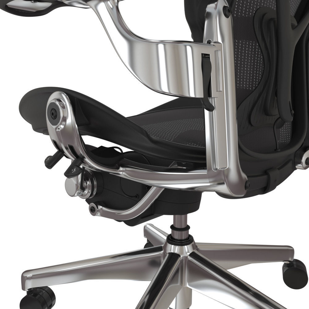 Herman Miller Aeron Chair 3D model_5