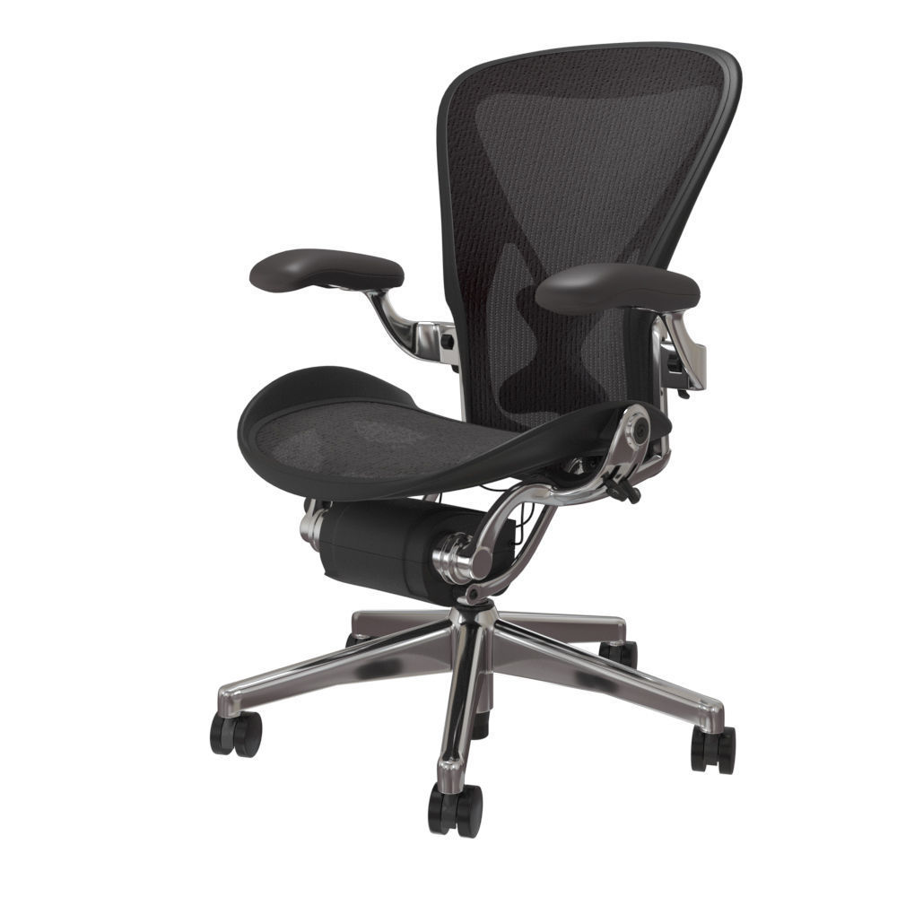 Herman Miller Aeron Chair 3D model_2